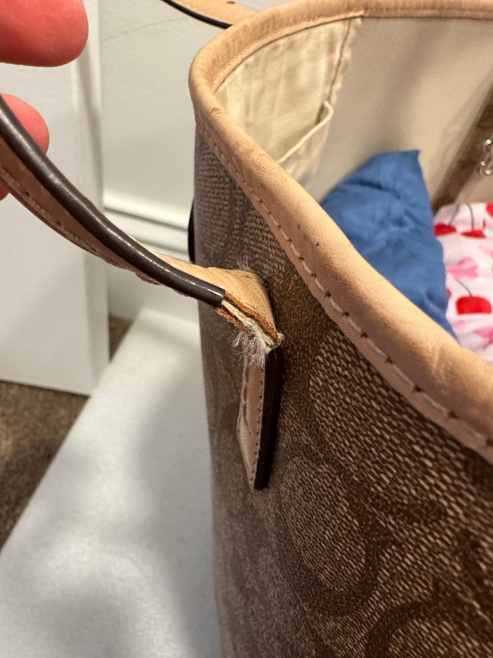 Coach signature logo metro city tote bag 2014 F29144 - Picture 6 of 12